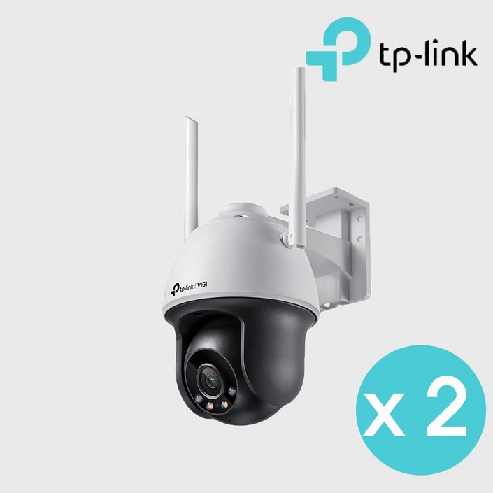 티피링크 VIGI 4MP 실외 풀 컬러 팬 틸트 네트워크 카메라 4mm VIGI C540-W