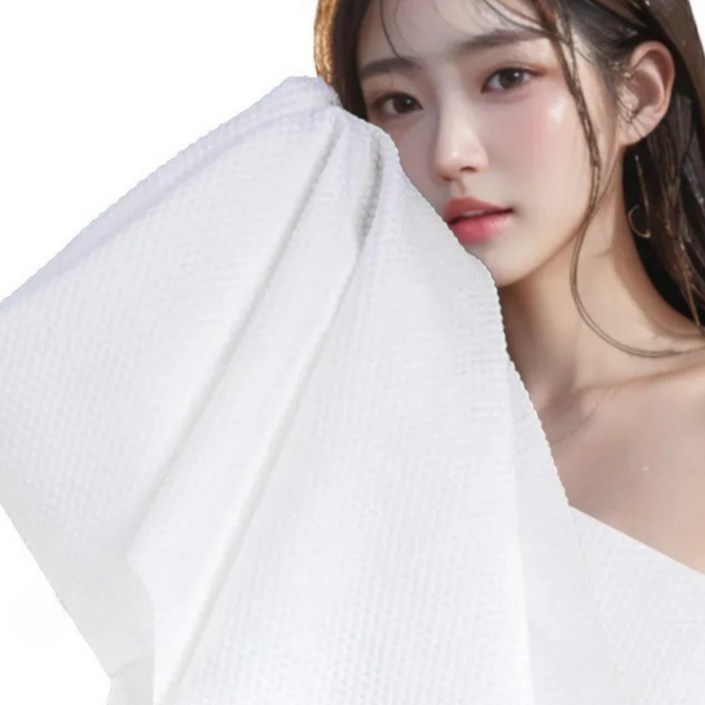 워터덕 비스코스100 일회용수건 개별포장 KC적합성검사확인, 30개, 화이트70x40cm