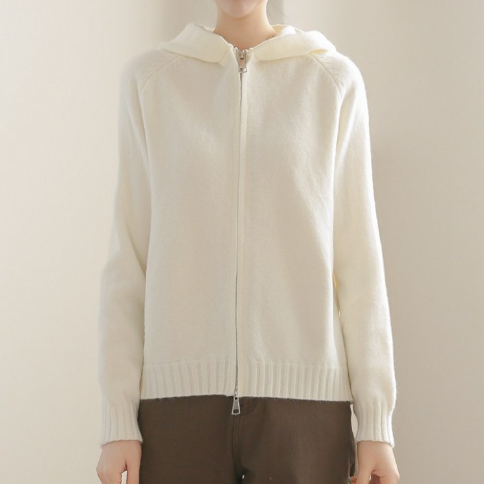 클레이스 고급진 시드니 후드집업 여성니트