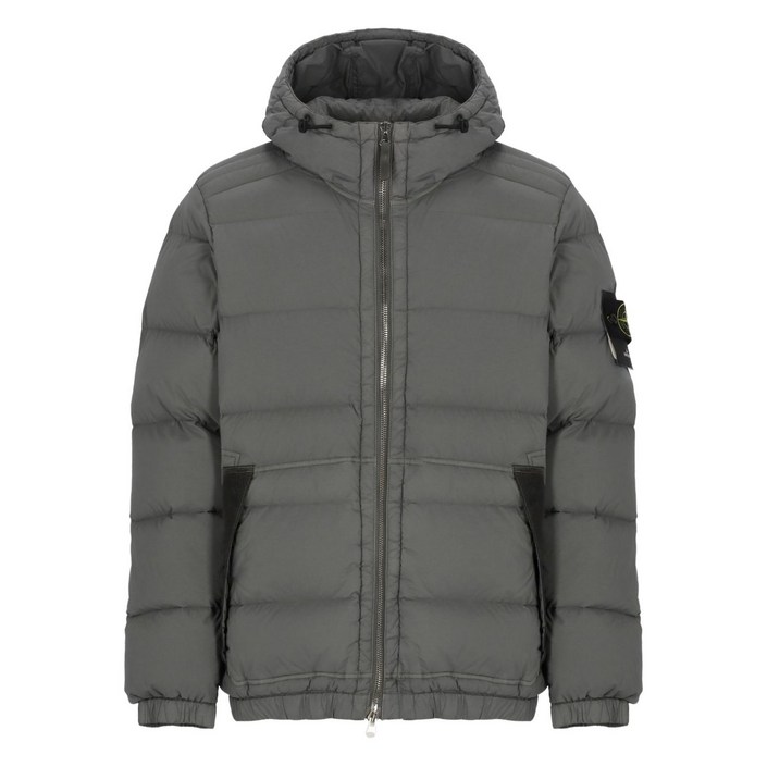 스톤 아일랜드 4100040 심리스 터널 나일론 다운 TC 후드 재킷