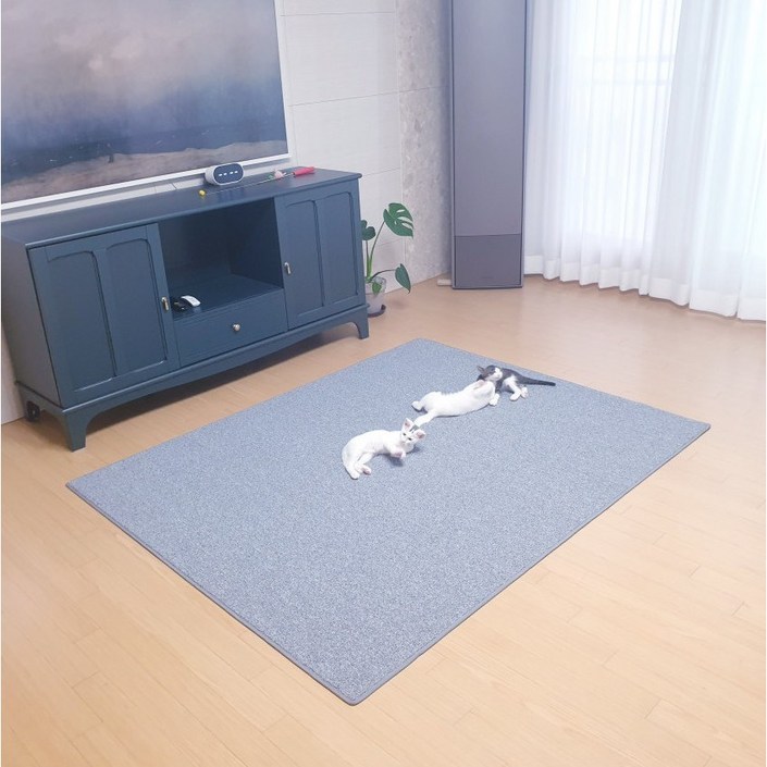 가르르 고양이 스크래쳐 카페트 초특대형 180cm * 150cm, 진그레이 210cm * 180cm, 1개