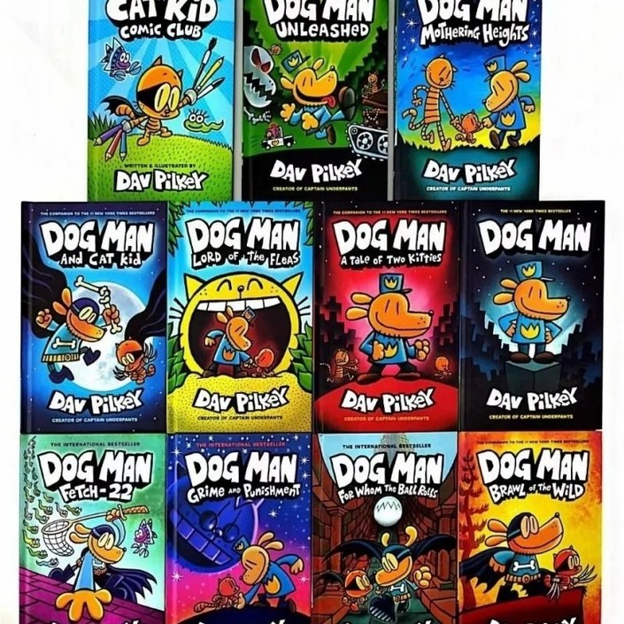 Dog Man 111  도그맨 영어원서 소프트커버 11종세트