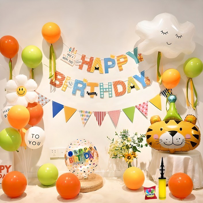조빈니타 홈 생일파티 풍선세트 조빈니타 홈 생일파티 풍선세트