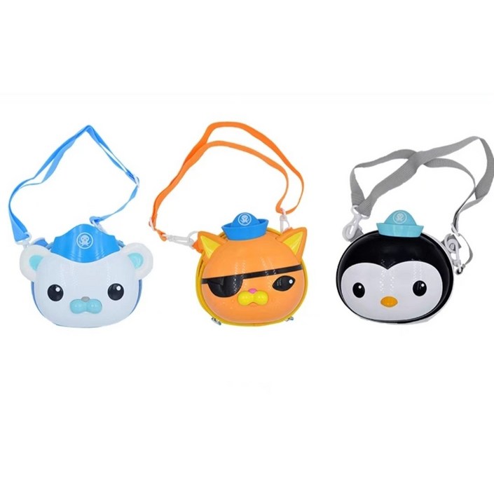 바다탐험대옥토넛 유아 미아방지 가방 배낭 소풍 가방, 1개