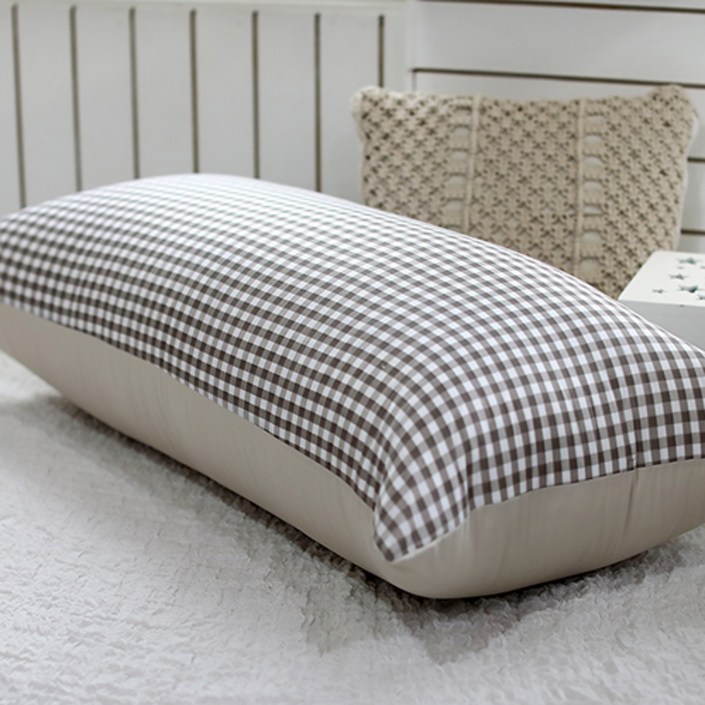 솜포함 대형 등쿠션 등받이쿠션 메가사이즈 110, 브라운