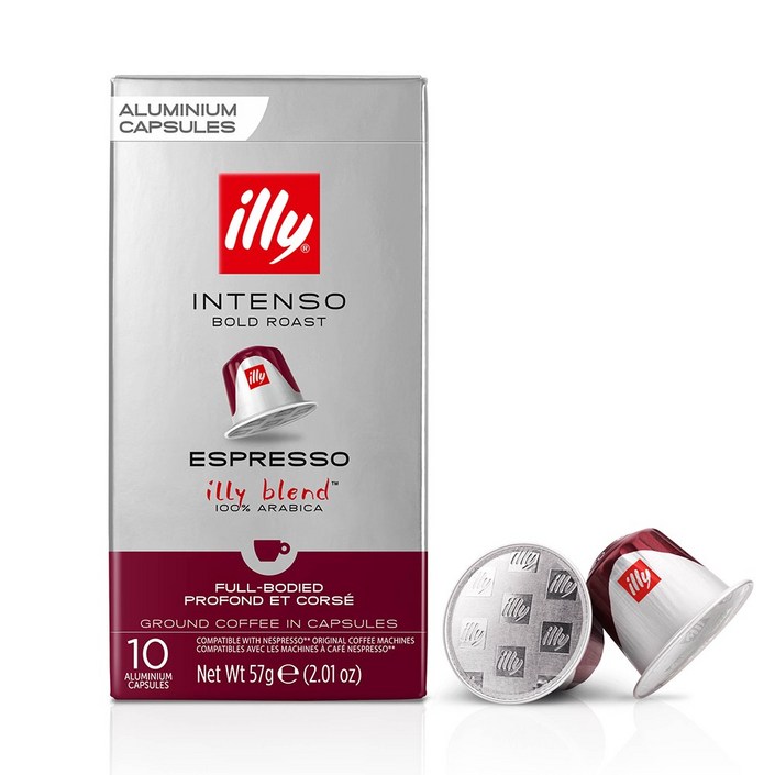 일리 네스프레소 호환 볼드 로스트 에스프레소 그라운드 캡슐커피, 5.7g, 10개입, 1개