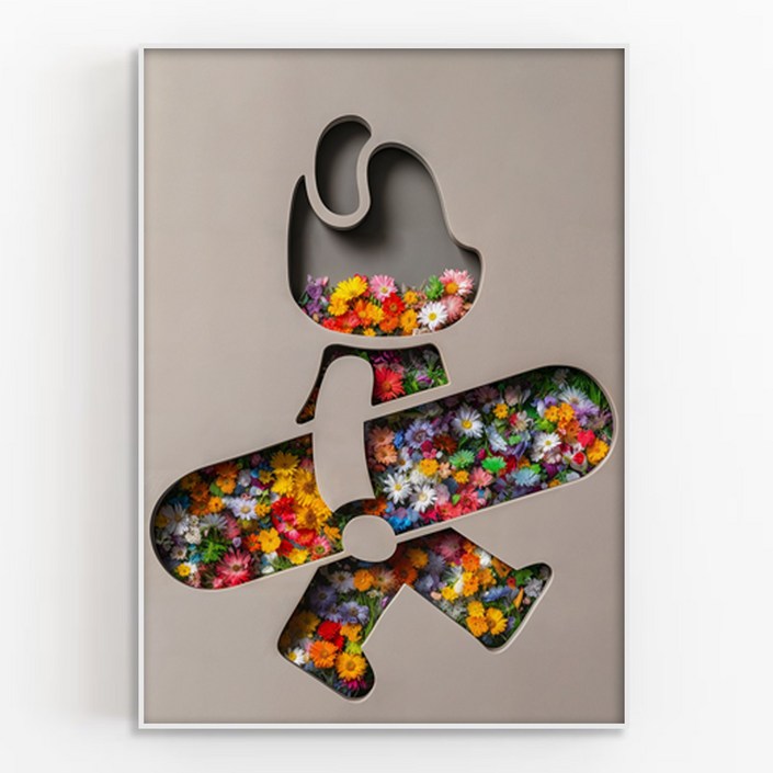 인메이블 베어브릭 인테리어 액자 8종 아이방 서재 소품 굿즈 액자