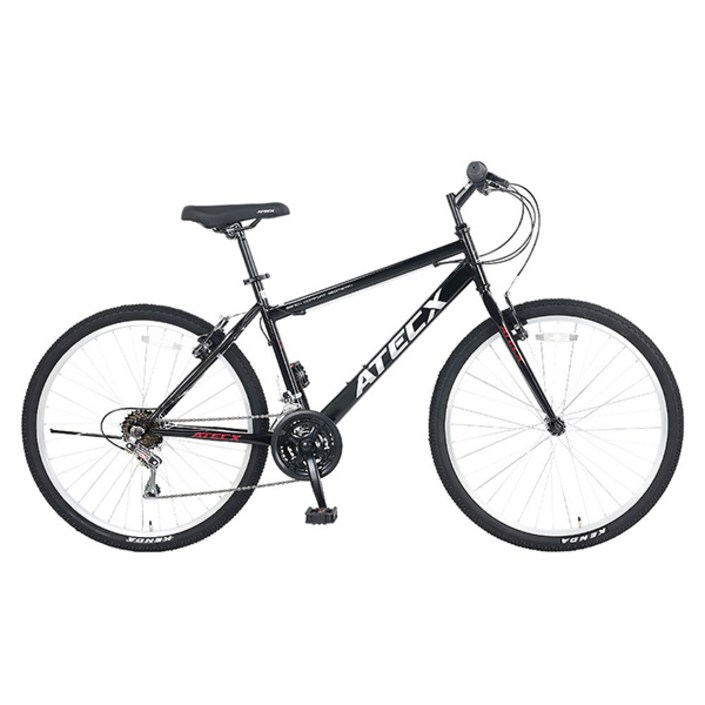 클릭 보스톤 26인치 21단 MTB 자전거, 블랙 완조립, 1개, 170cm