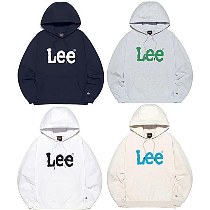 국내매장판  리 빅 트위치 로고 후드 긴팔 티셔츠  LEE LE2501HD01