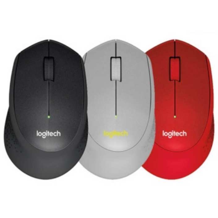 [파이브온] 로지텍 무선 무소음 광마우스 M331, 블랙