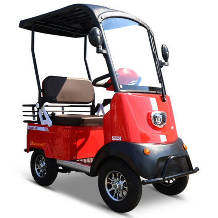 AU테크 에코로XD 60V 20A 시골길 전기오토바이, 레드