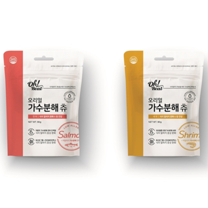 오리얼 반려동물 가수분해 츄 건조간식