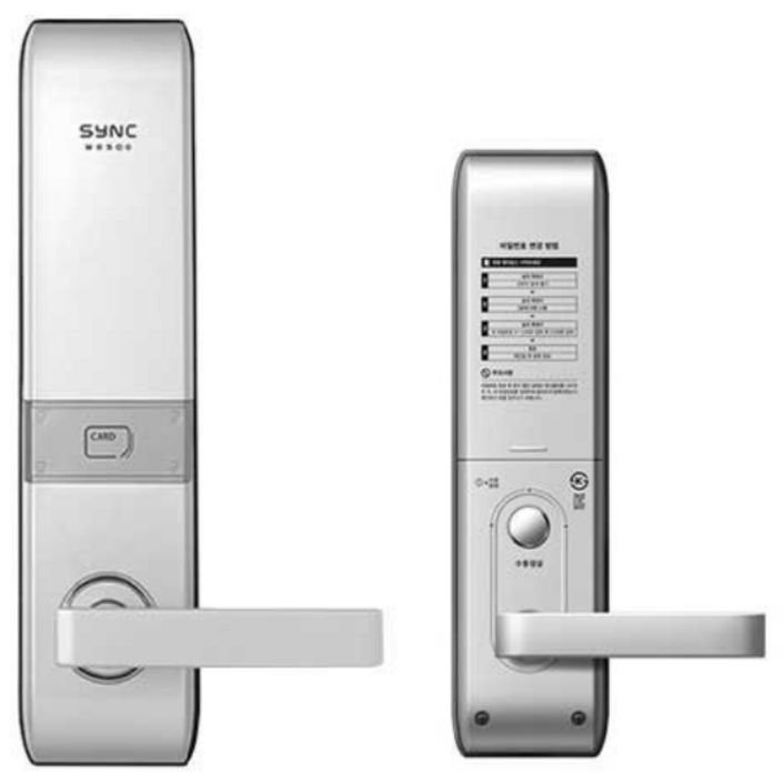 혜강 SYNC MB500 도어락 디지털키 번호키 카드형, 설치의뢰A현장결제30000