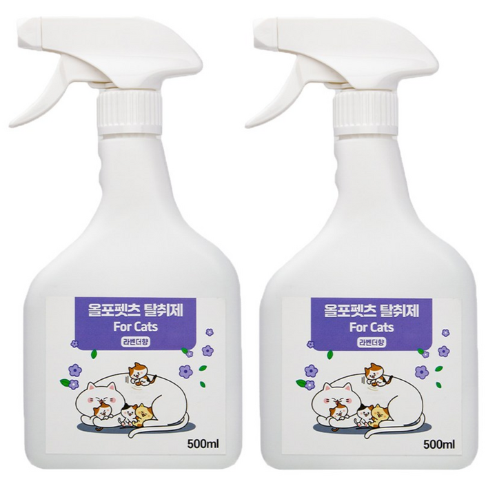 올포펫츠 고양이 전용 냄새제거 탈취제고향이가 좋아하는 라벤더향