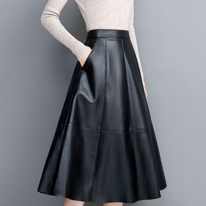 여성 미디 스커트 ANFG71