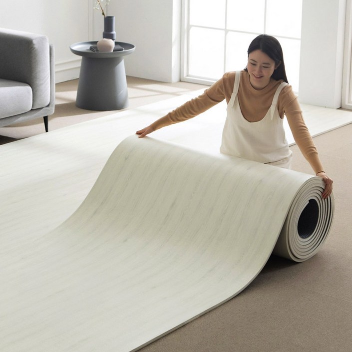 제로벨 18T PVC 층간소음방지 롤 매트 폭 70cm x 1m 유아 어린이 놀이방매트, 오크오드
