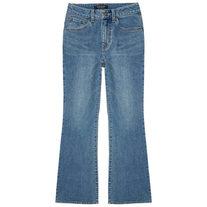 정품25년 신상 게스 여성 슬림 부츠컷 MBL 기모 데님 청바지