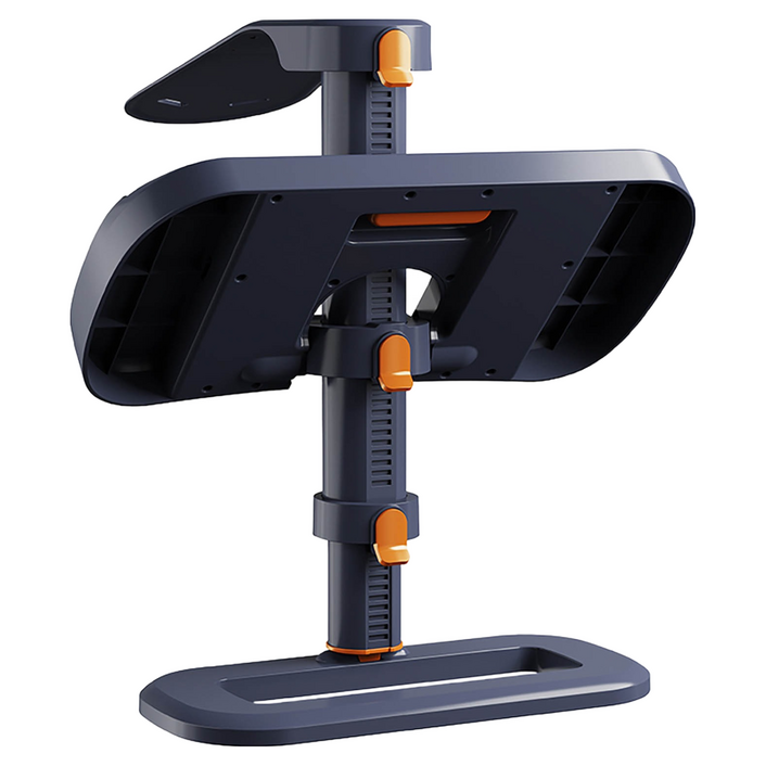 니가드키즈 4 프리미엄 카시트 발판 발받침대, 다크그레이 + 오렌지, 1개