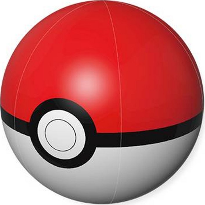 위니코니 아동용 포켓몬스터 비치볼 PMH-23B40, 400mm, 랜덤 발송, 1개