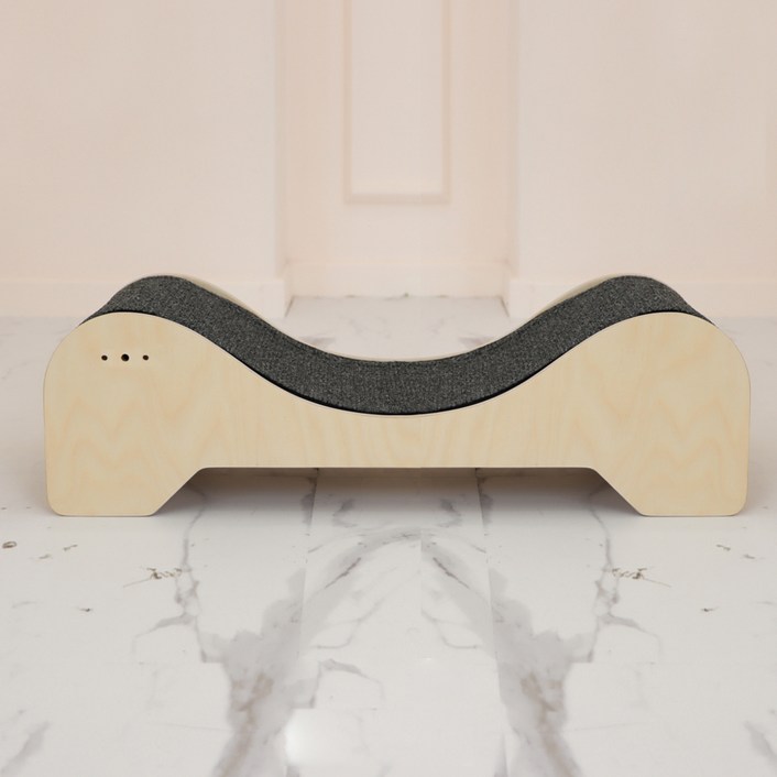 캣츠드림 고양이 힐링 베드 스크래쳐 본품 대칭형 + 리필 세트