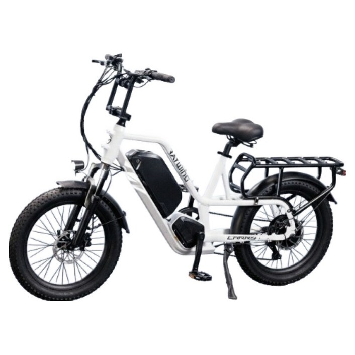 레이윙 캐리 삼성셀 배터리 25Ah 전기자전거 고객직접설치, 펄 화이트, 알루미늄