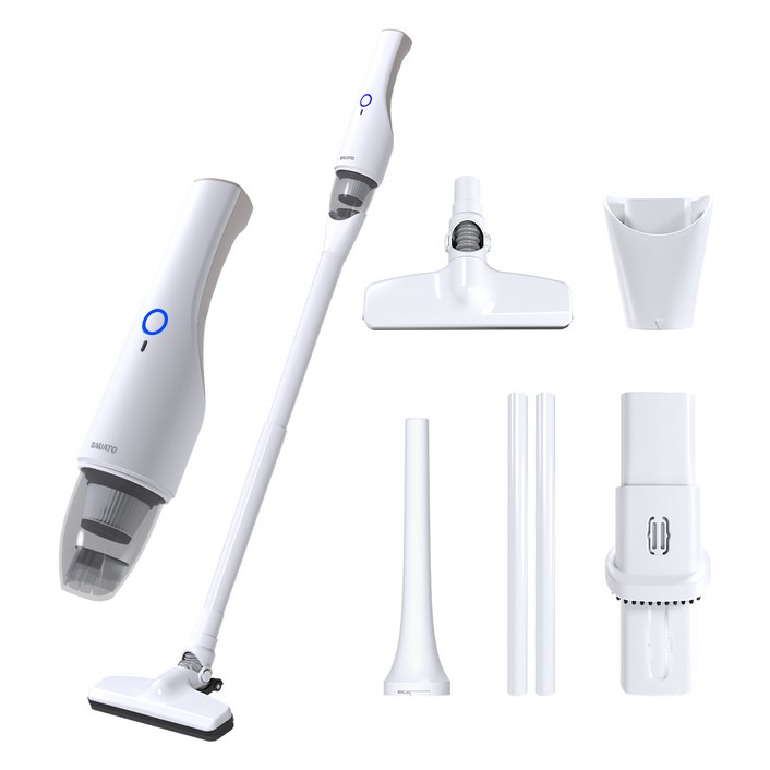 바우아토 프로제트 DC 모터 다용도 미니 무선 핸디 청소기, 화이트, DB0702