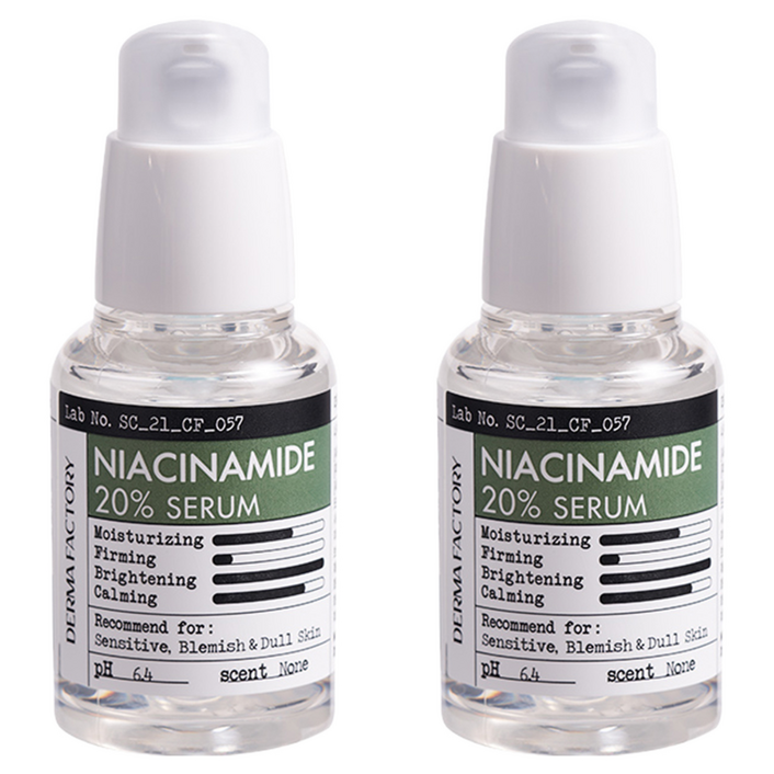 더마팩토리 나이아신아마이드 20 세럼, 30ml, 2개