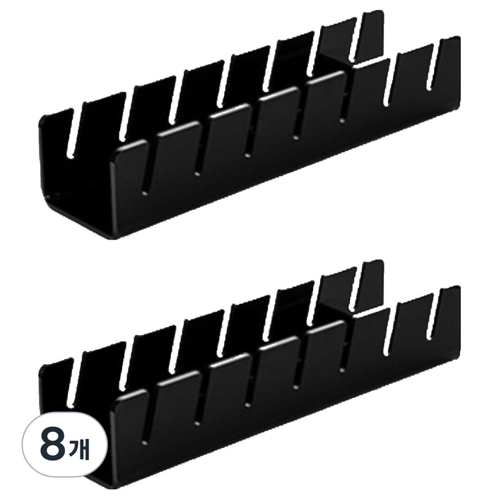 아크릴 모자 정리대, 블랙, 8개 아크릴 모자 정리대, 블랙, 8개