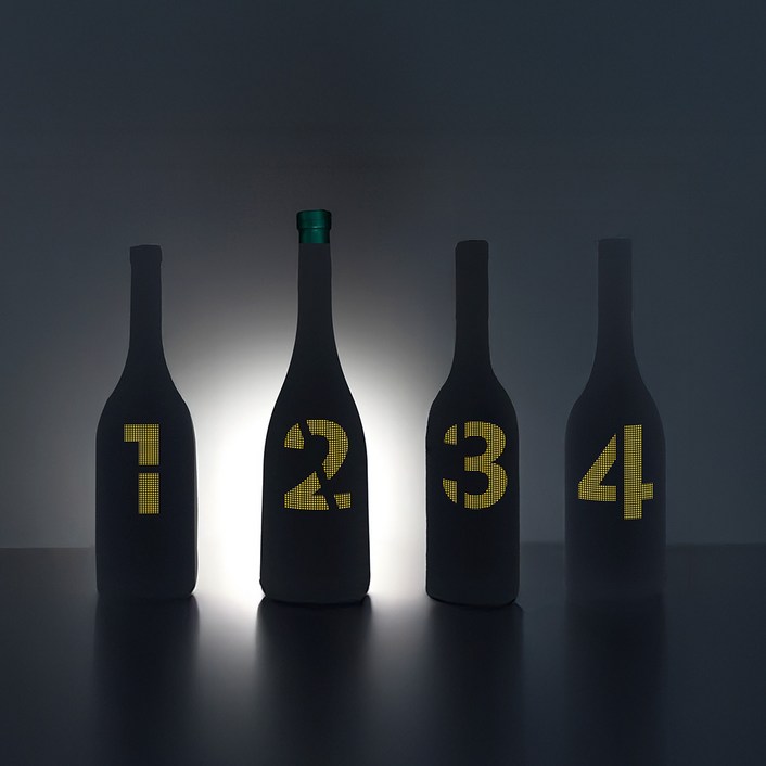 트레비앙 와인 블라인드 테이스팅 시음용 커버 4종 세트