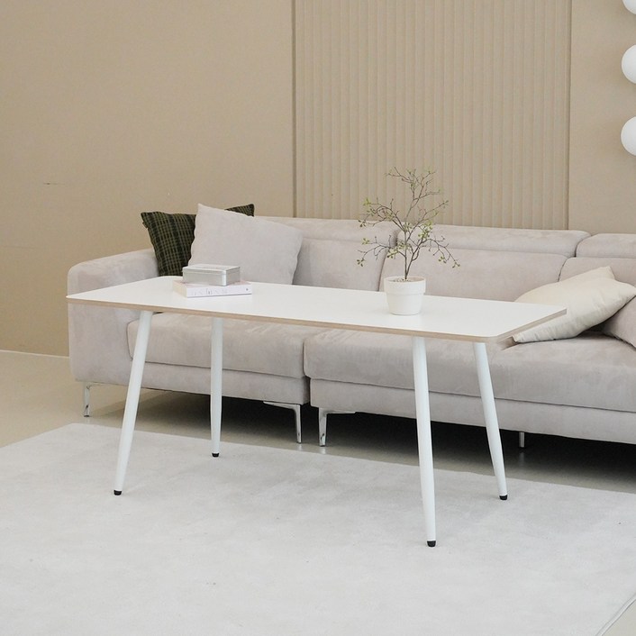 슈에뜨메종 LPM 라운드 낮은 식탁 소파 테이블 1500 x 600