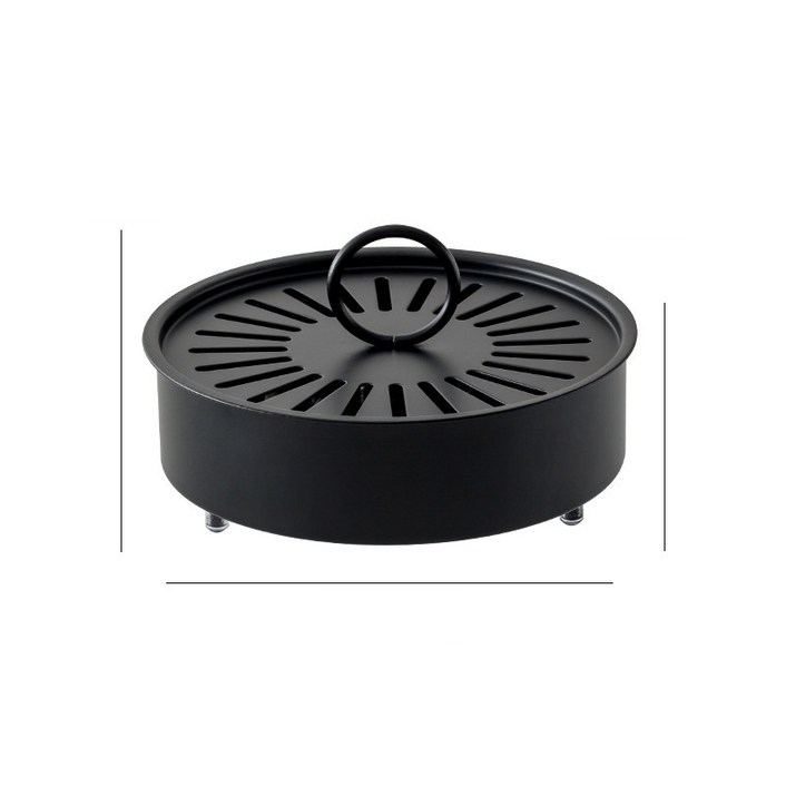 감성 모기향 연소기 인센스 홀더 거치대 받침대, 블랙