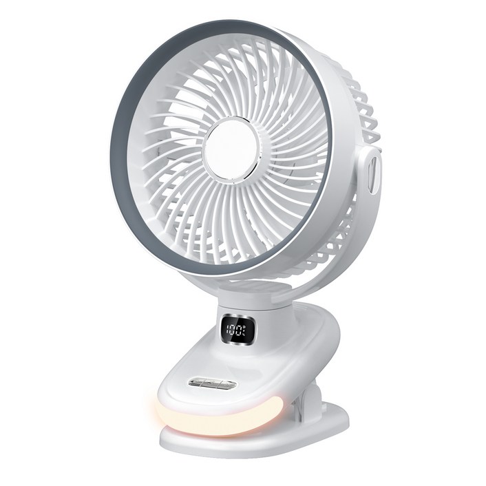 한정특가 ebeiya 무선 미니 회전형 선풍기 침대 무드등 탁상용 클립형 스탠드 벽걸이 저소음 집게형 써큘레이터 유모차 독서실 선풍기 2025