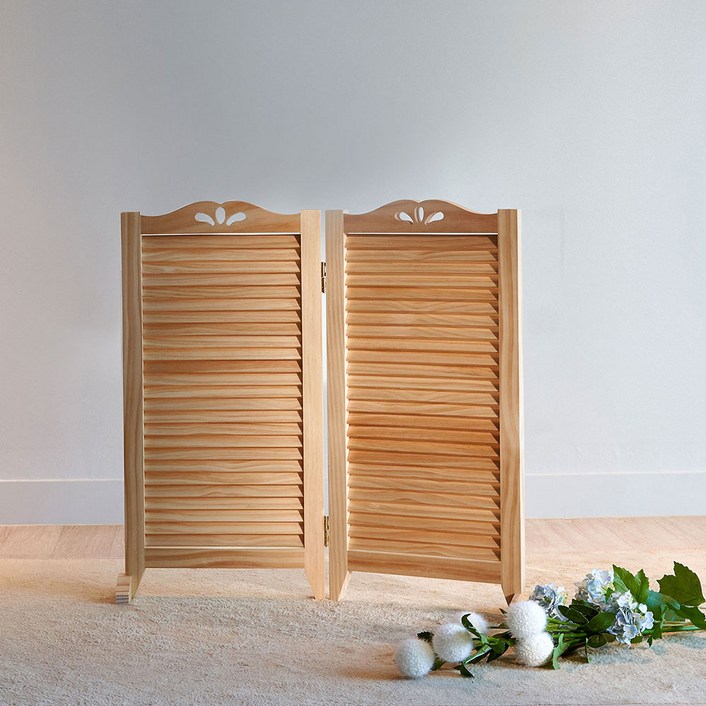 까사라움 가리개 칸막이 원목 낮은 미니 타이니 파티션