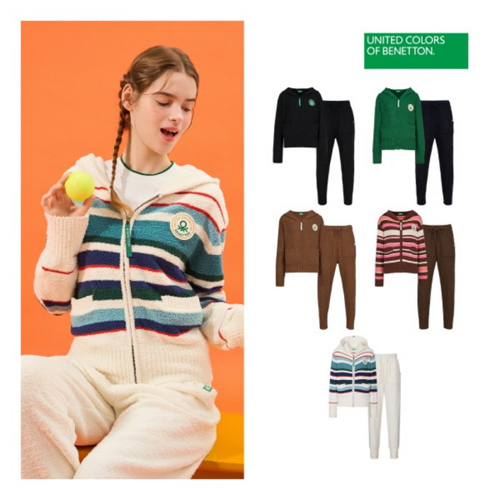 베네통스포츠 O 25FW 여성 니트셋업 2종