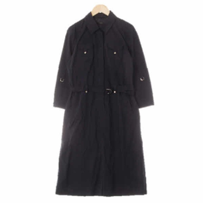 2741 톰보이 쿨네이비 면혼방 포켓7부롤업셔츠원피스 [88]