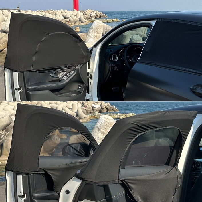 렉스턴스포츠칸 모기장 차량용 방충망 차박 커튼 햇빛가리개 11