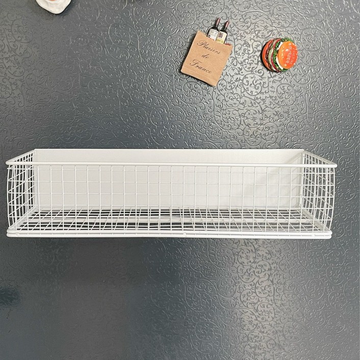 하나몰 대형 다용도 현관문 자석선반, 화이트 하나몰 대형 다용도 현관문 자석선반, 화이트