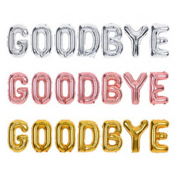연말 GOODBYE 연말파티풍선 파티 굿바이풍선
