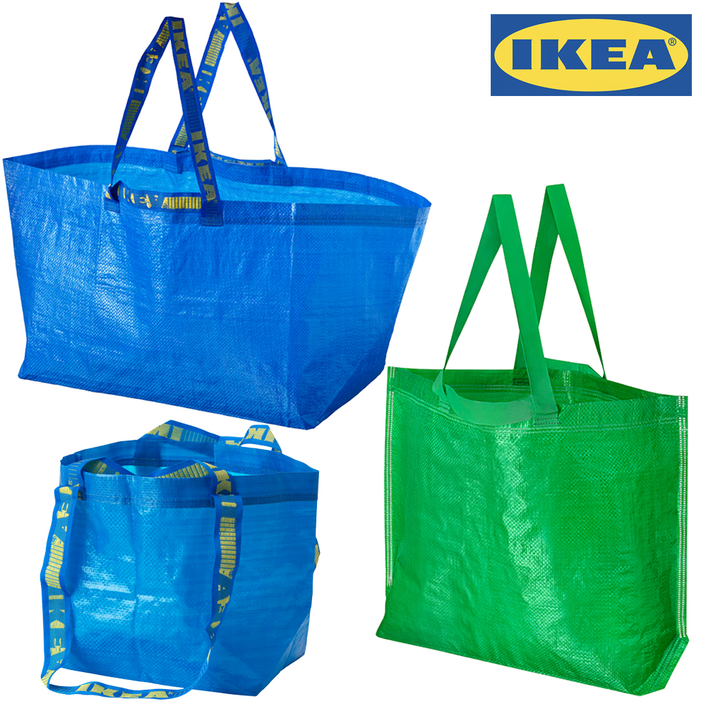 이케아 정품 장바구니 타포린백 세트