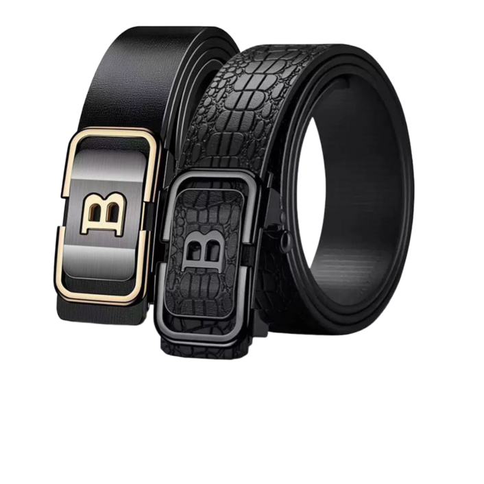 다판다지니 1+1 남성 벨트 세트 AB 선택형 고급 자동버클 소가죽 정장 캐주얼 공용