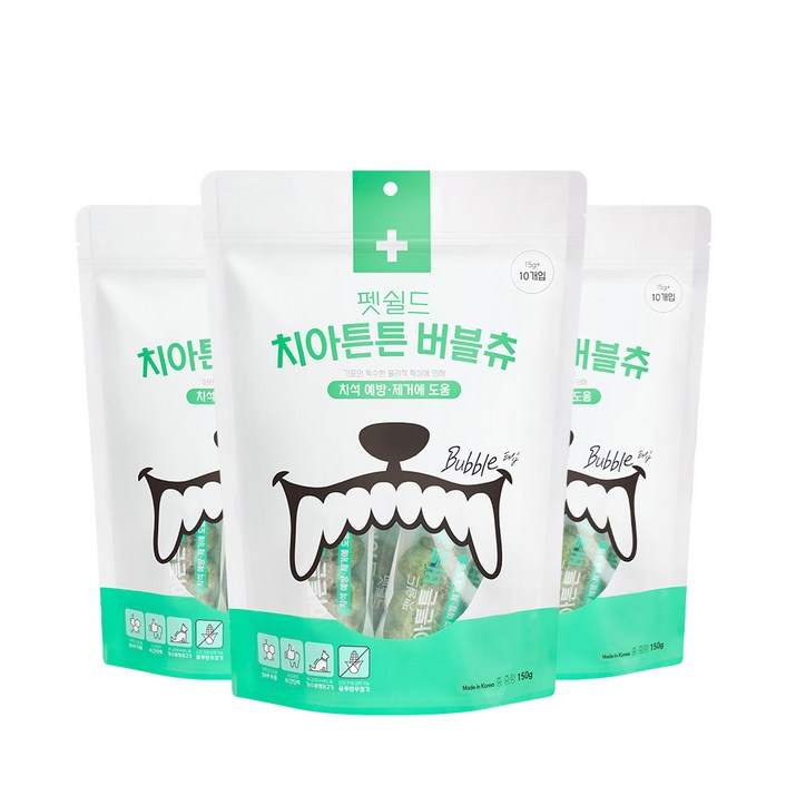 펫쉴드 치아튼튼 버블츄