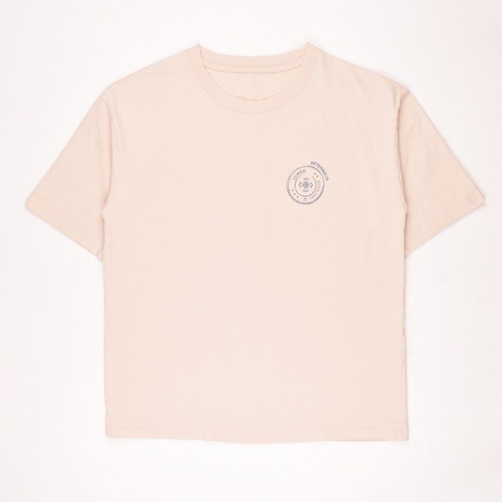 빈티지컴퍼니 4032.지오송지오 라운드 프린트 반팔티셔츠정품 90