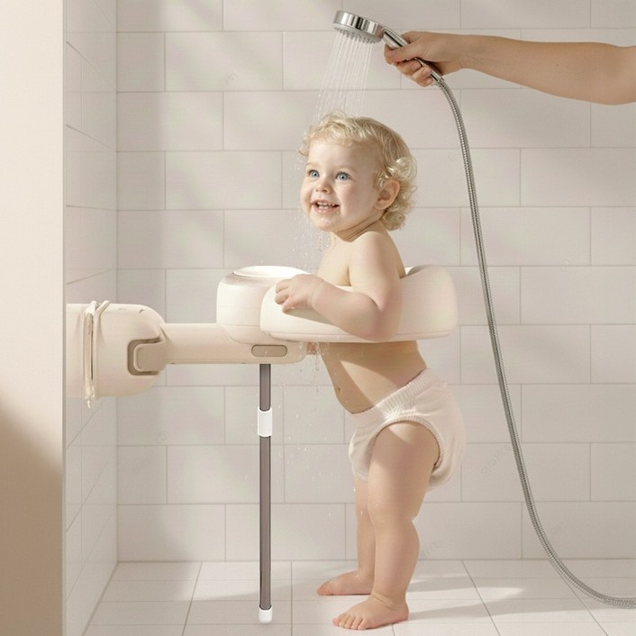 베베오브 아기 샤워 목욕핸들 휴대용 부착식