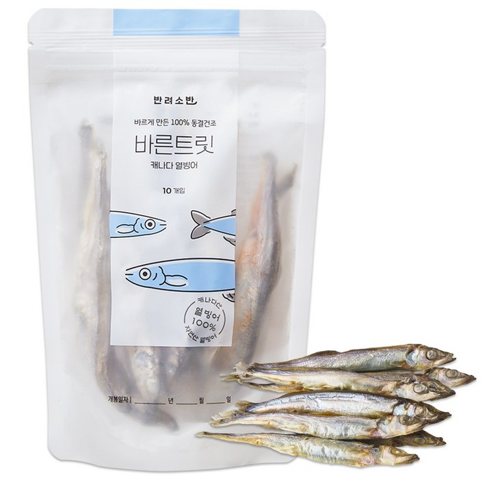 반려소반 바른트릿 강아지 간식 50g