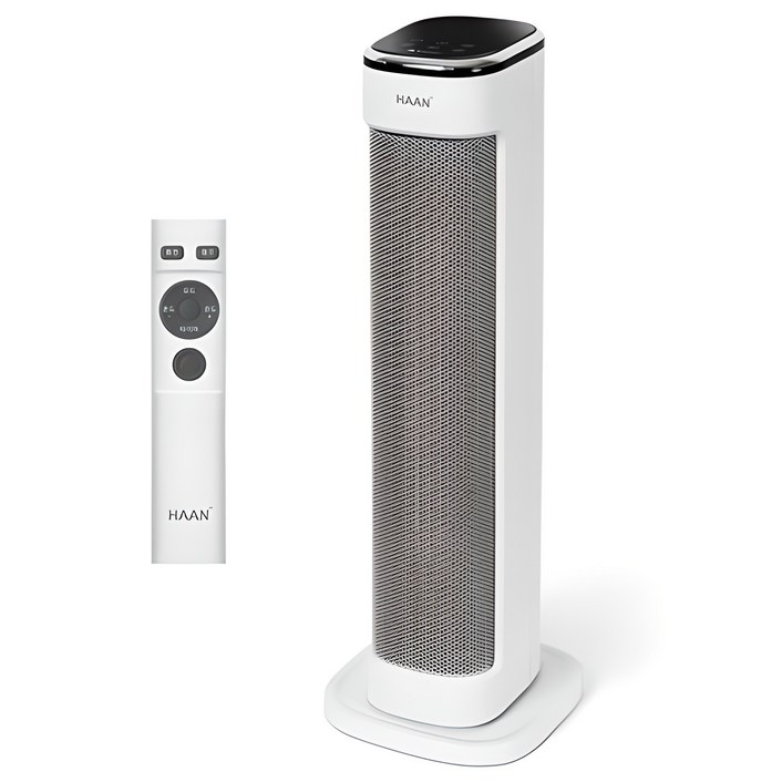 한경희이지라이프 초저소음 PTC 타워형 리모컨 그래핀 온풍기