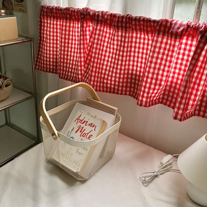 창문 가리개 가림막 커튼 주방 바란스 작은창 커튼