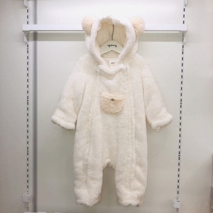 아가방(야탑점) 50%SALE  보들보들 귀여운 쫑긋 귀~ 손발 뒤집어서 보온 가능한 겨울 우주복입니다~~#출산선물 #임신선물 #신생아선물 #백일선물
