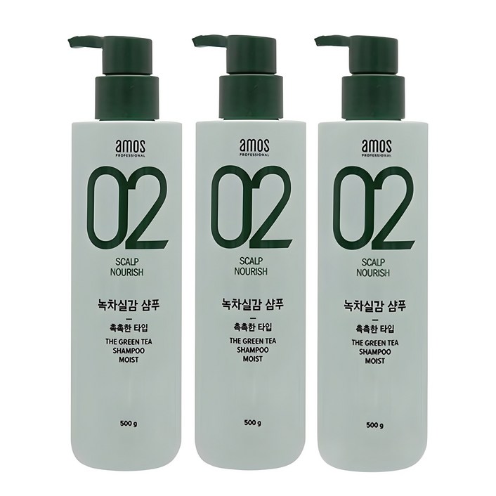 아모스프로페셔널 녹차실감 샴푸 촉촉한 타입