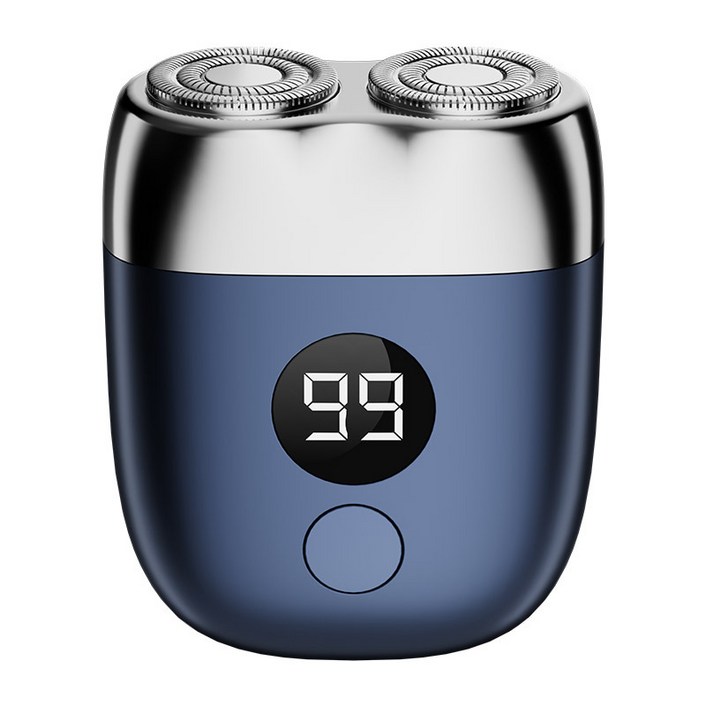 더블헤드 전기 면도기 미니 휴대용 LED 디지털 디스플레이