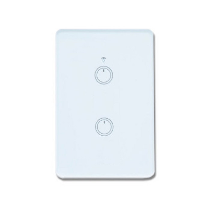 스마트빌 스마트 wifi iot 원격 제어 2구 화이트 스위치 2A(440W)